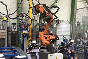 Roboter Falzzelle